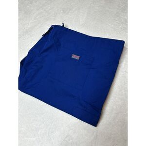 Cherokee Unisex Drawstring Cargo Scrub Pants Royal Blue Style 4100‎